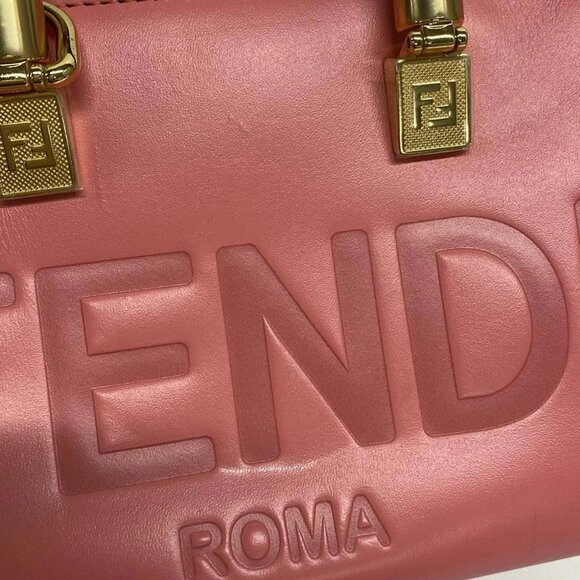 Auth FENDI Mini By The Way 8BS067 Pink Leather Handbag - Picture 15 of 16